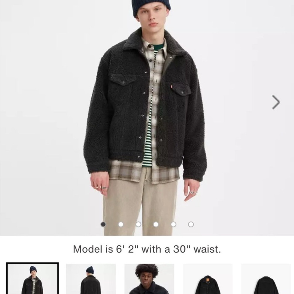 Levi's Black Lightweight Shirt Jacket